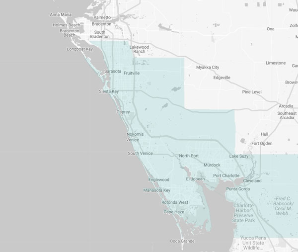 Service Area Map